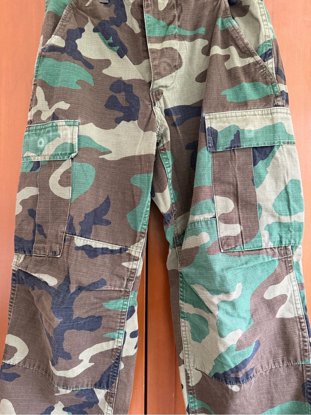 Vintage Military Camouflage Utility Y2K Cargo Pants Size XS - Picture 4 of 9